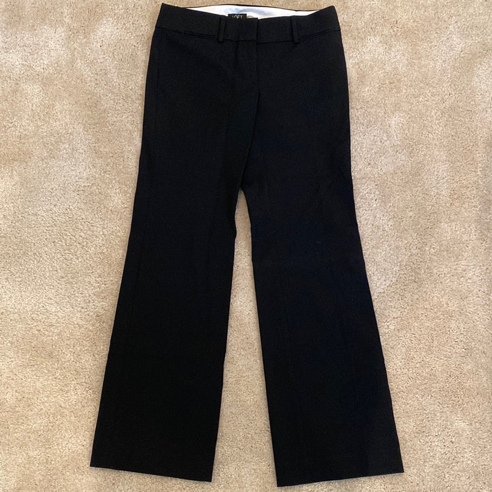 LOFT black Marisa trousers